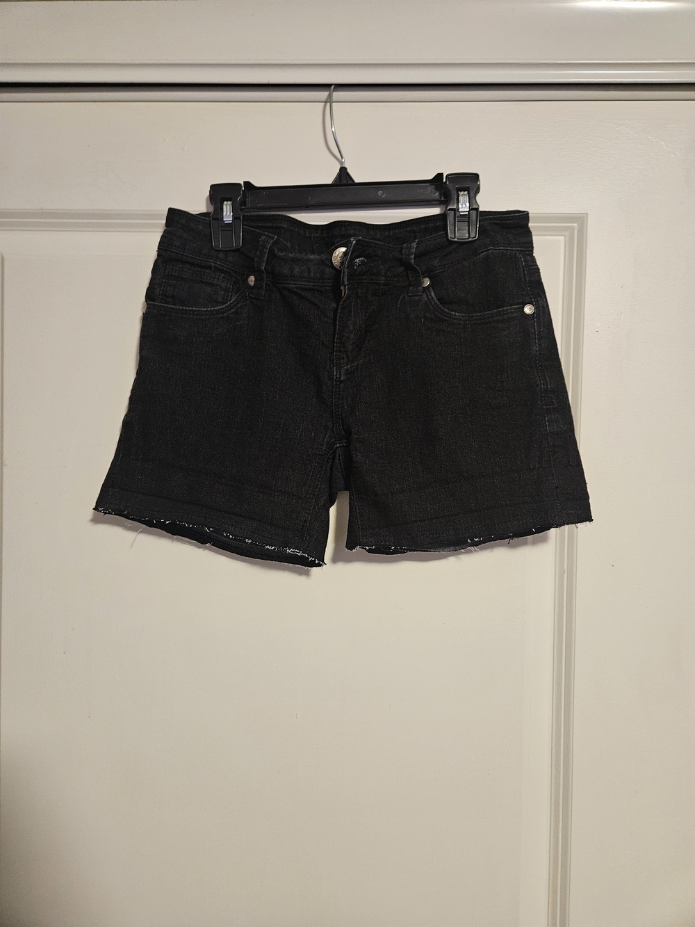 Love Culture Black Denim Cutoff Shorts